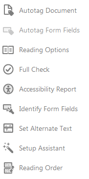 Reading order from Accessibility tools